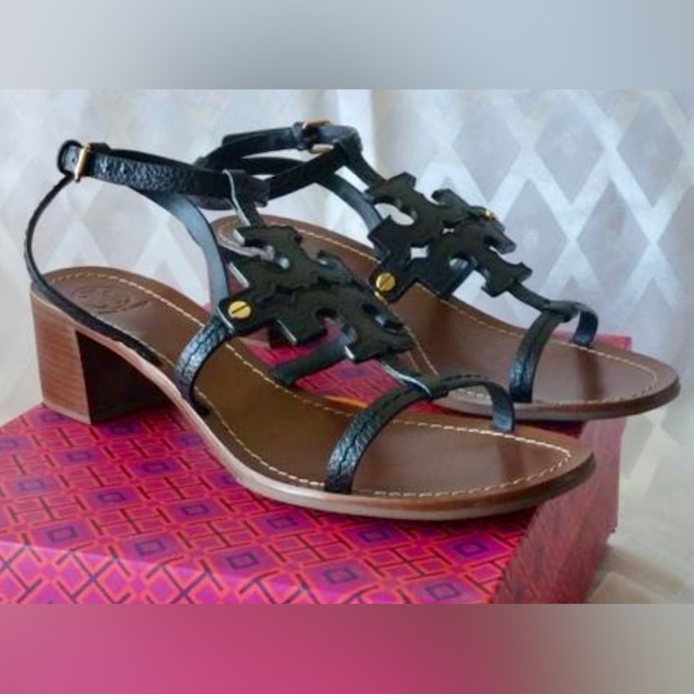 Tory Burch Chandler Sandals black size 8